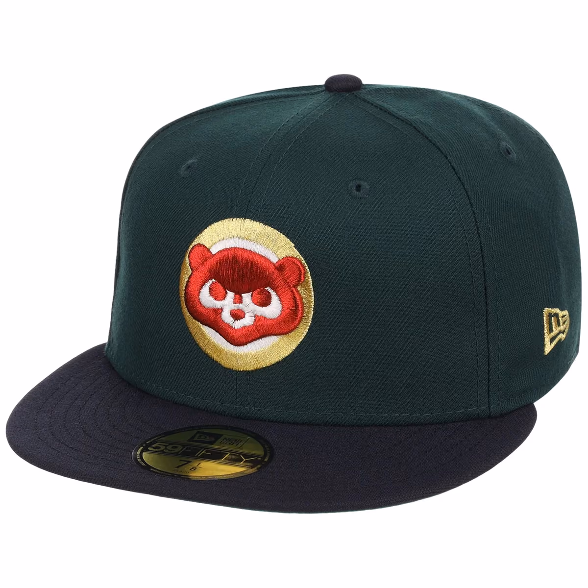 Chicago Cubs Northside Chicago Crown the City New Era 59FIFTY (Dark Green/Navy) detail view