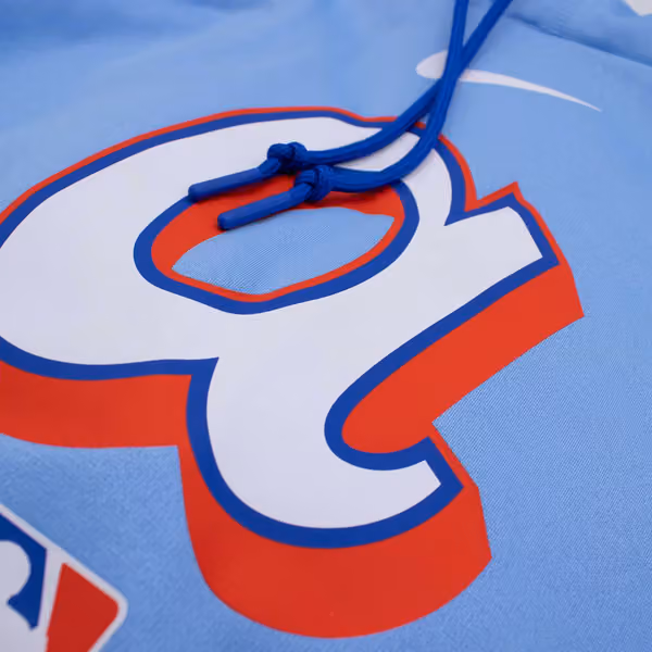 Atlanta Braves City Connect 2026 MLB Authentic Therma Hoodie Blue view 4