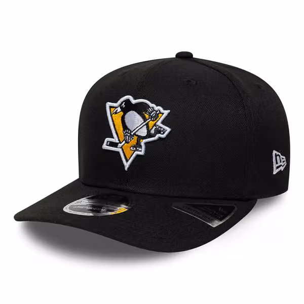 Pittsburgh Penguins 9SEVENTY Stretch-Snap NHL Cap Black product photo