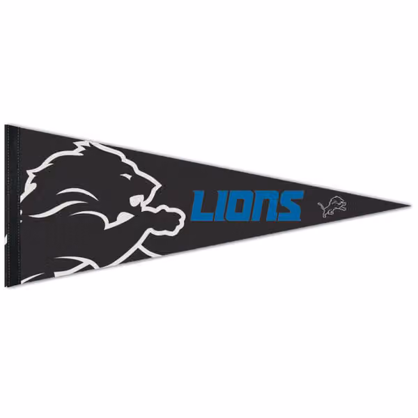 Detroit Lions Alternate Premium NFL Pennant view 1