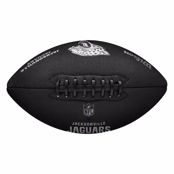 Jacksonville Jaguars Wilson Metallic Premiere Full Size NFL Football view 3