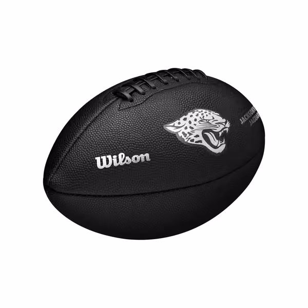 Jacksonville Jaguars Wilson Metallic Premiere Full Size NFL Football view 5