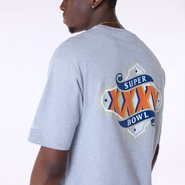 Baltimore Ravens Super Bowl XXXV Oversized NFL T-Shirt Gray view 4