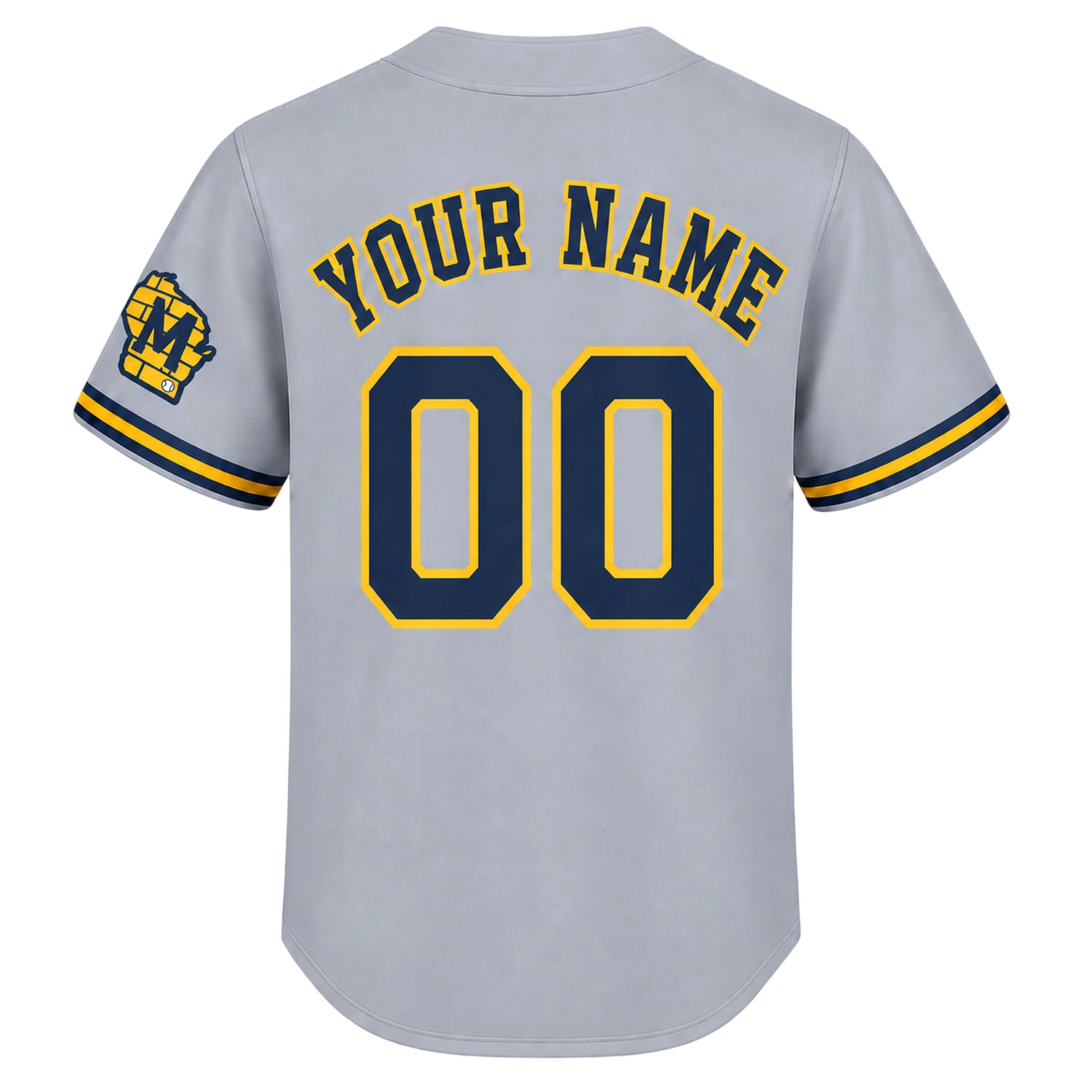 Milwaukee Brewers Gray Jersey Remarkable Away Style
