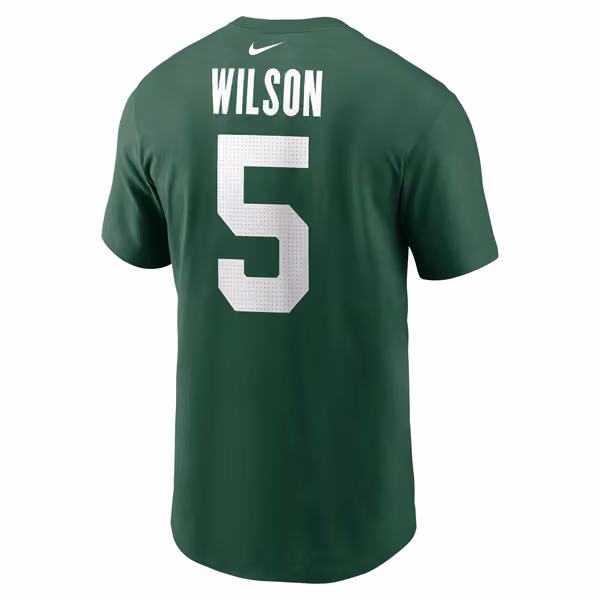Garrett Wilson #5 New York Jets Nike Player NFL T-Shirt Green view 3