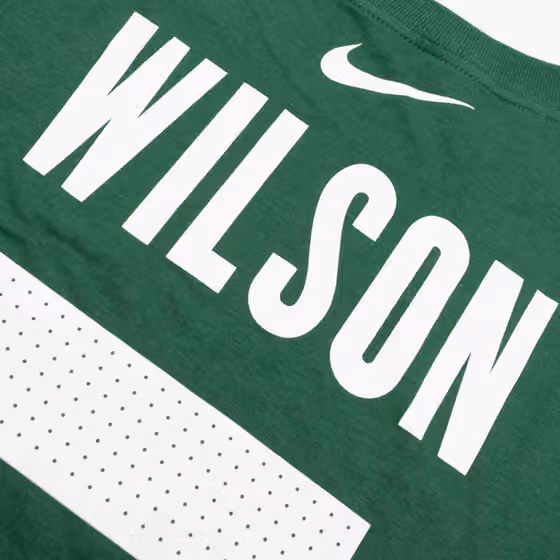 Garrett Wilson #5 New York Jets Nike Player NFL T-Shirt Green view 4