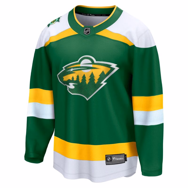 Minnesota Wild Breakaway NHL Jersey Alternate Green view 1
