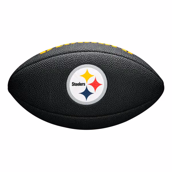 Pittsburgh Steelers NFL Wilson Mini Football Black view 3