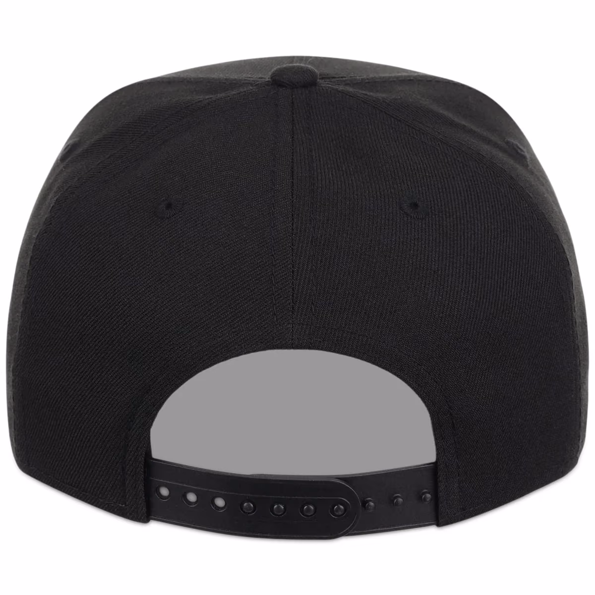 Cleveland Guardians MLB Black x Red FASHION CORE New Era 9FORTY A-Frame detail view