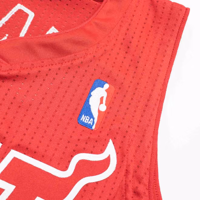Dwyane Wade #3 Miami Heat 2012 Christmas Day Authentic NBA Jersey Red view 5