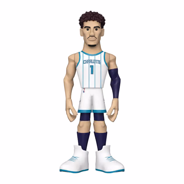 Funko Vinyl Gold 12" Lamelo Ball Charlotte Hornets NBA Figure view 2