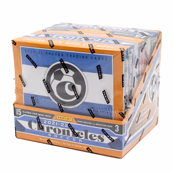 2021/22 Panini Chronicles Soccer Hobby Box view 1