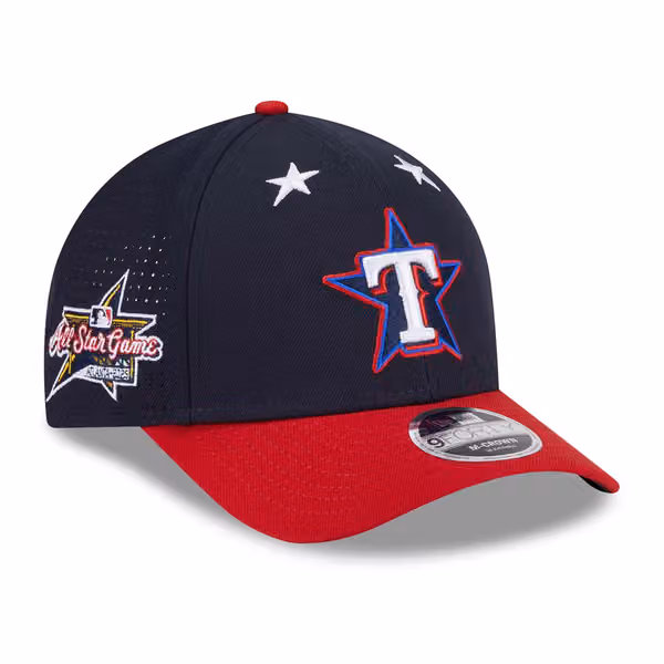 Texas Rangers Authentic 2025 MLB All-Star Game New Era 9FORTY M-Crown Snapback Cap product photo