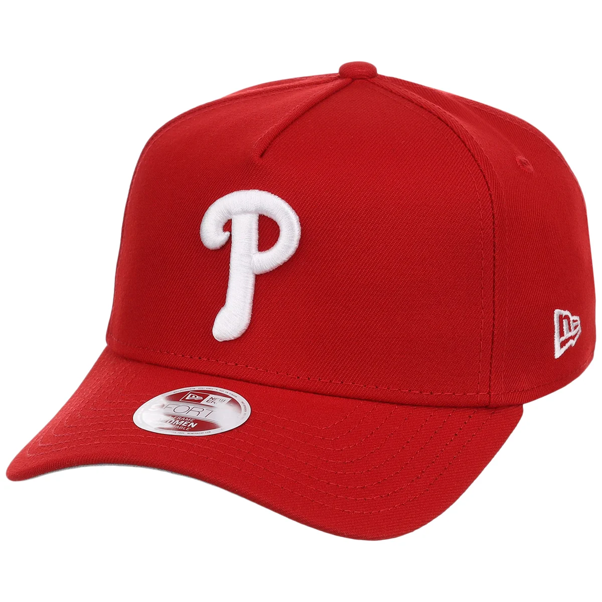 Philadelphia Phillies Women's New Era 9FORTY OTC A-Frame detail view