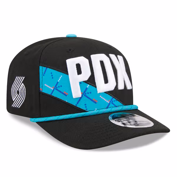 Portland Trail Blazers 2025-26 NBA City Edition 9SEVENTY Stretch-Snap Cap product photo