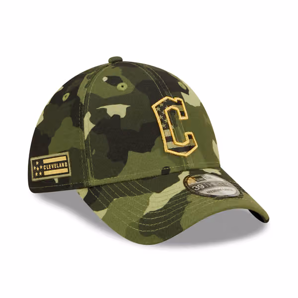 Cleveland Guardians 2022 MLB Armed Forces New Era 39THIRTY Flex Cap product photo