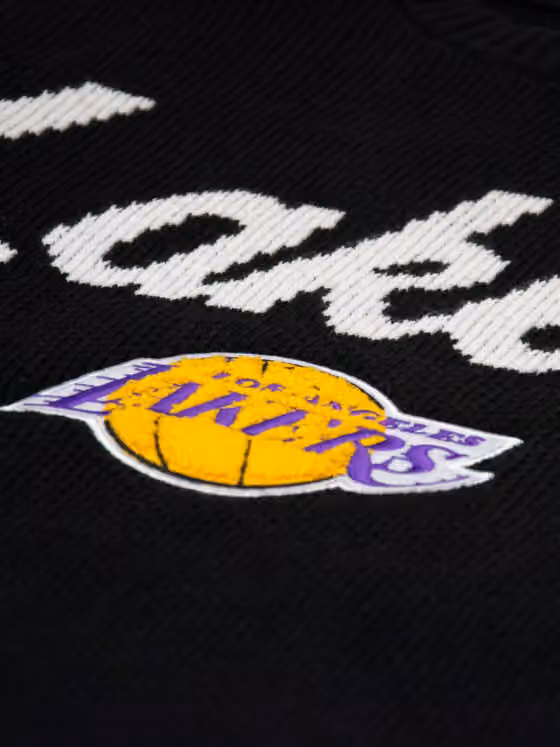 Los Angeles Lakers NBA Head Coach Sweater Black view 4