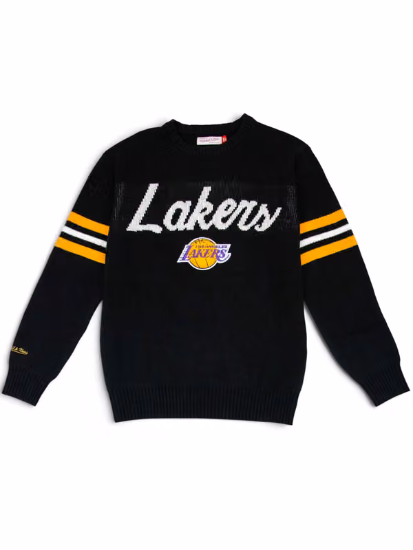 Los Angeles Lakers NBA Head Coach Sweater Black view 2