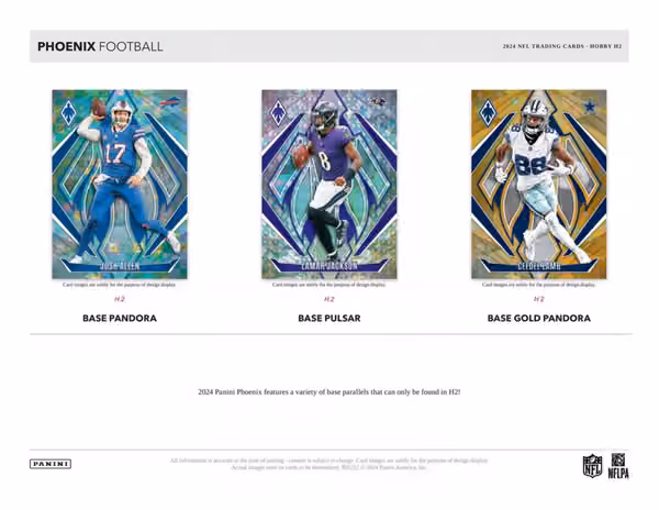 2024 Panini Phoenix Football NFL H2 Box view 3