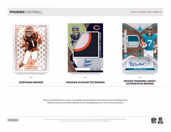 2024 Panini Phoenix Football NFL H2 Box view 4