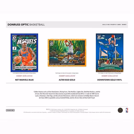 2024/25 Panini Donruss Optic Basketball NBA Hobby Box view 5