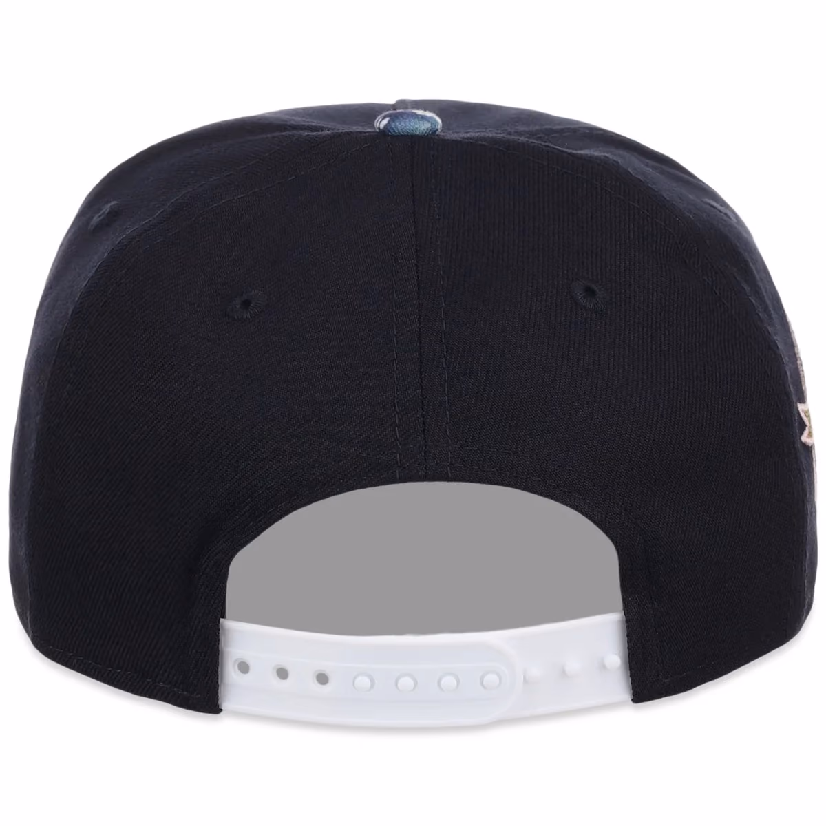 Los Angeles Dodgers Pacific Canvas New Era 9FORTY (Dark Royal/Floral) detail view