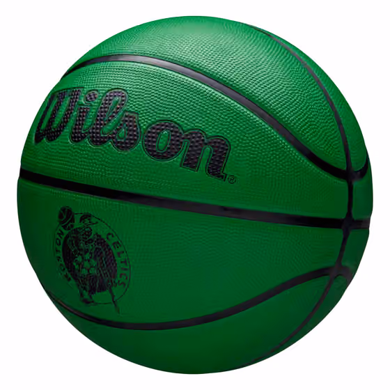 Boston Celtics Solid Wilson NBA Basketball Green (Size 5) view 4