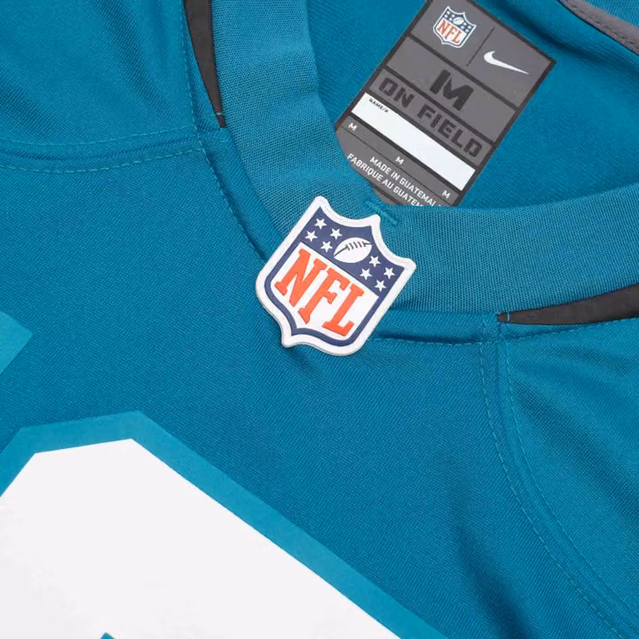 Trevor Lawrence #16 Jacksonville Jaguars Nike Game NFL Jersey Teal view 6