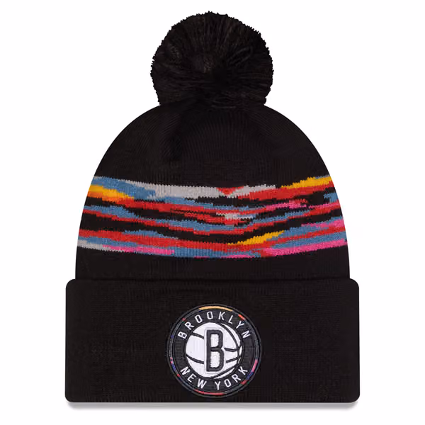 Brooklyn Nets 2025-26 NBA City Edition Knit Hat product photo