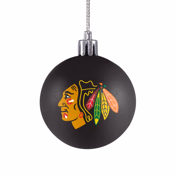 Chicago Blackhawks NHL Christmas Ornament Set (12-Piece) view 2
