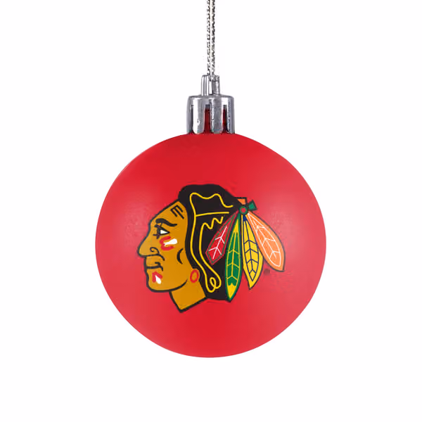 Chicago Blackhawks NHL Christmas Ornament Set (12-Piece) view 3