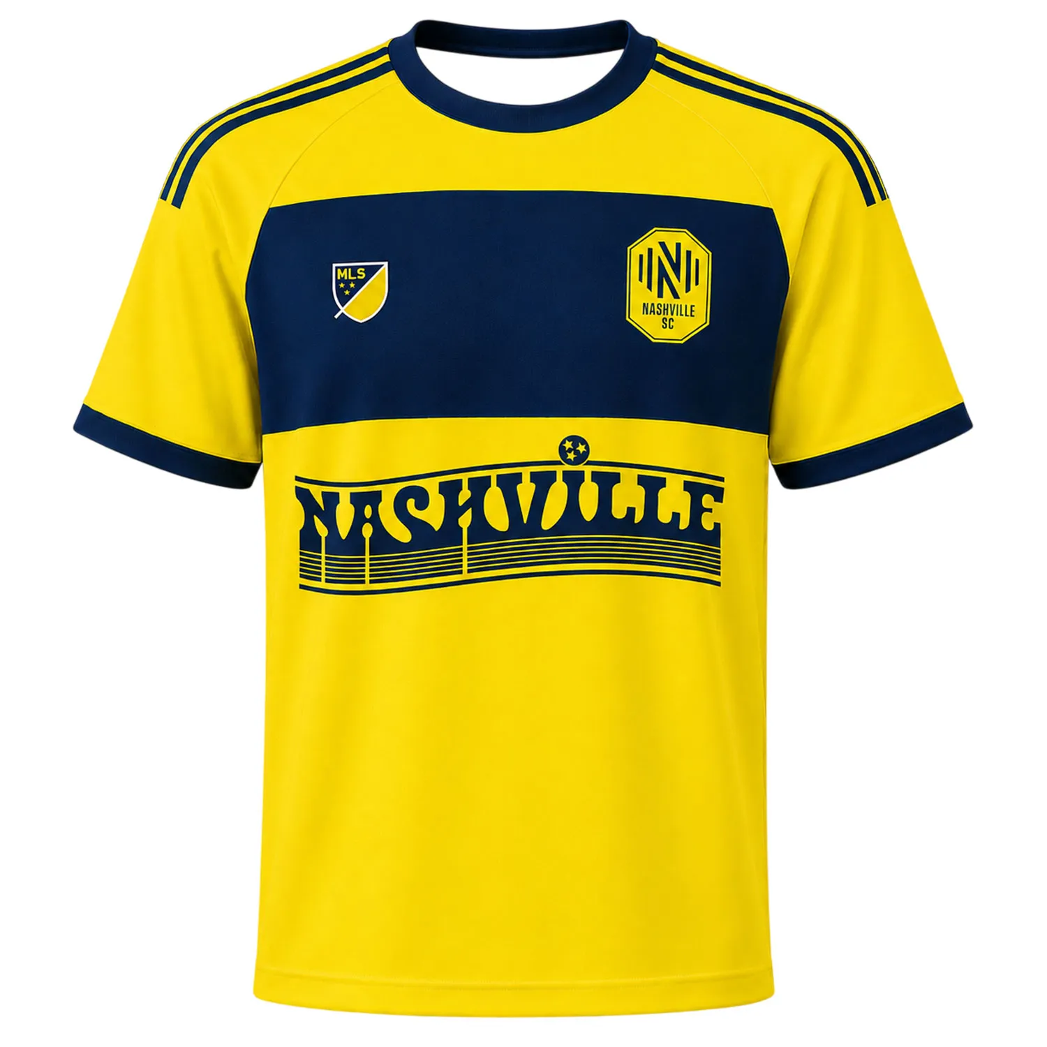 MLS Nashville SC Custom Jersey – Vibrant Gold Kit