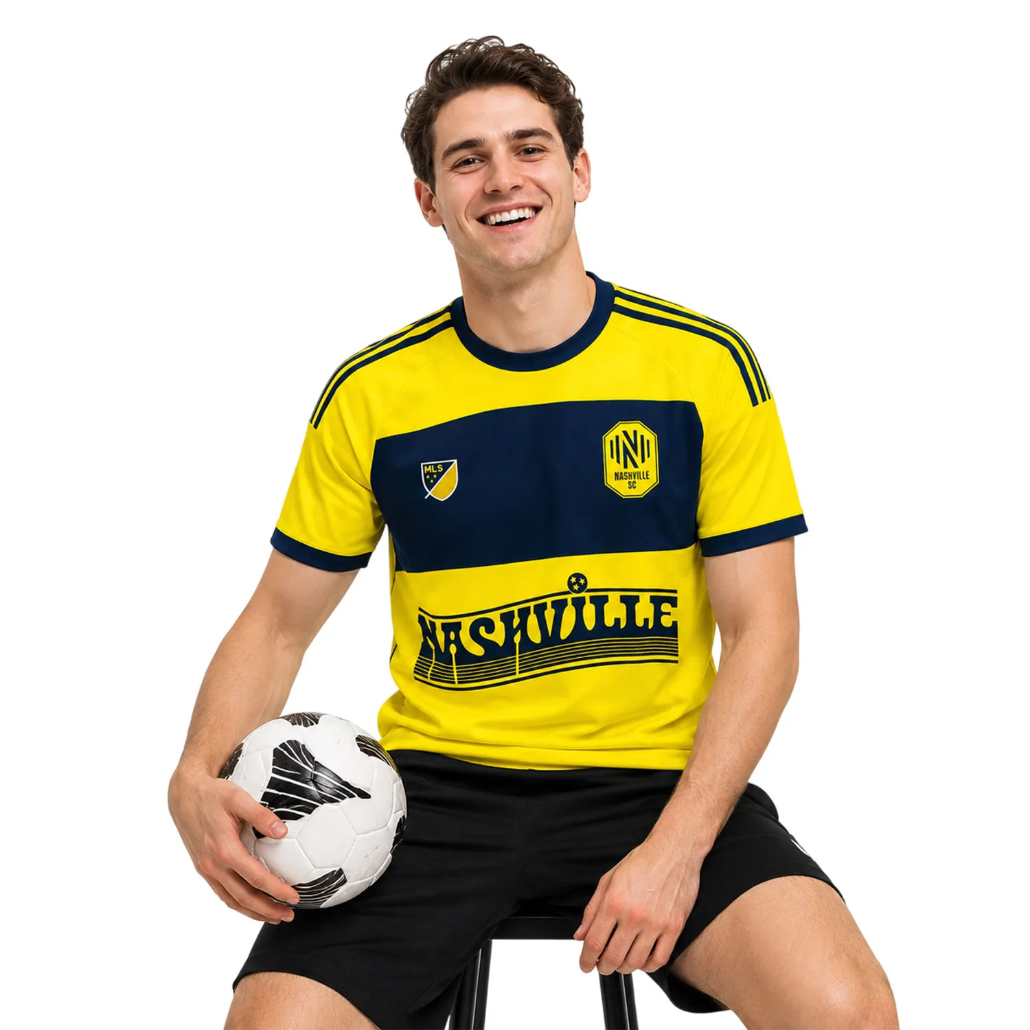 MLS Nashville SC Custom Jersey – Vibrant Gold Kit
