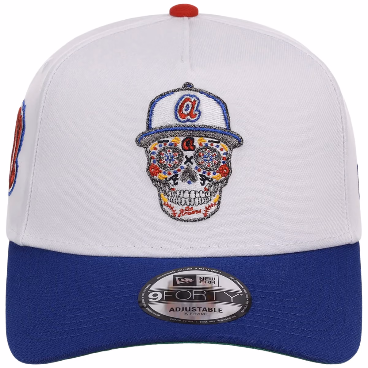 Atlanta Braves Skull Atlanta Crown the City New Era 9FORTY detail view