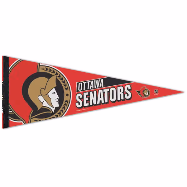 Ottawa Senators Big Logo WinCraft Premium NHL Pennant view 1