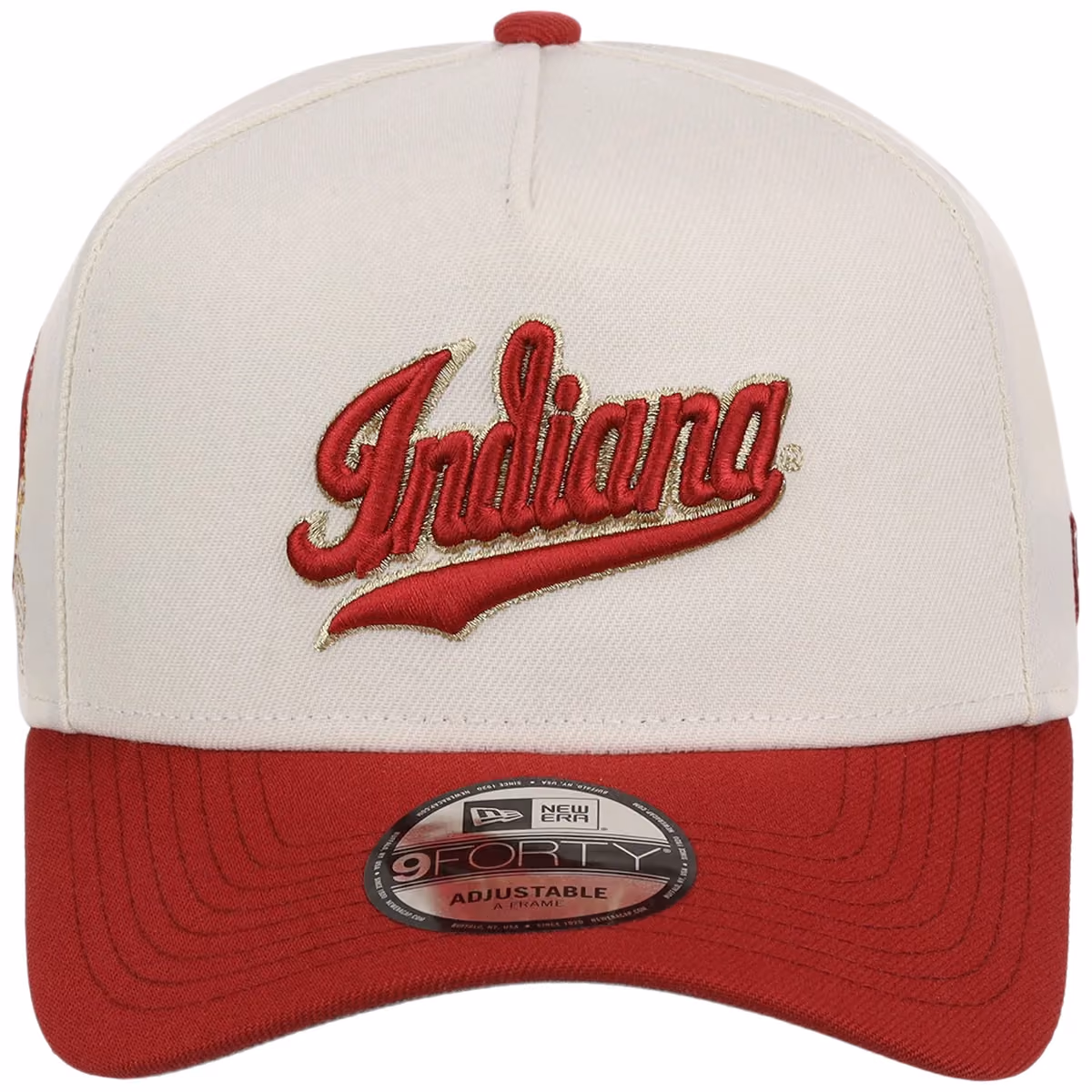 Indiana Hoosiers IU Champ Pack New Era 59FIFTY (Chrome/Red) detail view