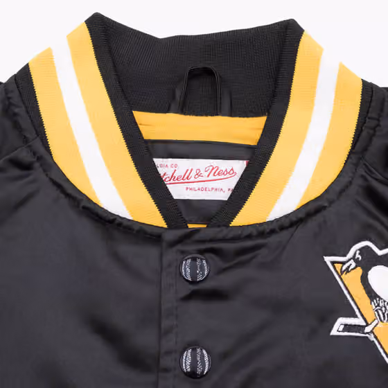 Pittsburgh Penguins Mitchell & Ness Lightweight Satin NHL Jacket view 4