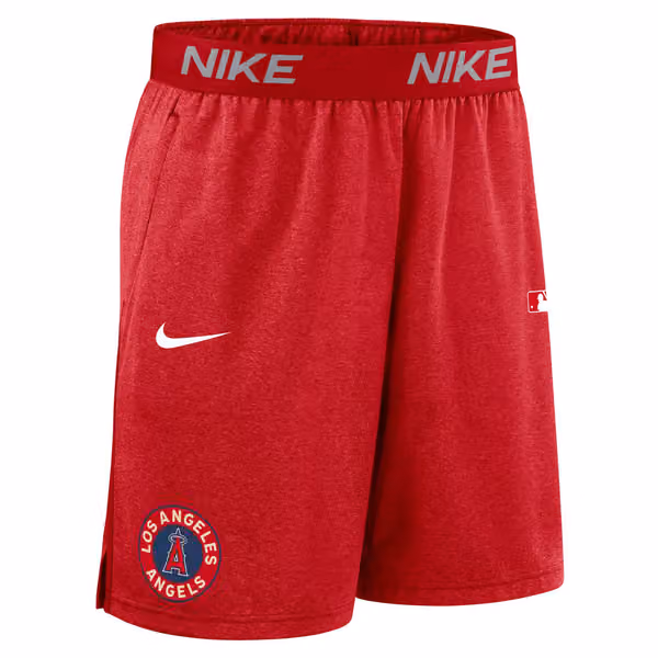 Los Angeles Angels 2025 City Connect MLB Authentic Nike Shorts Red view 2