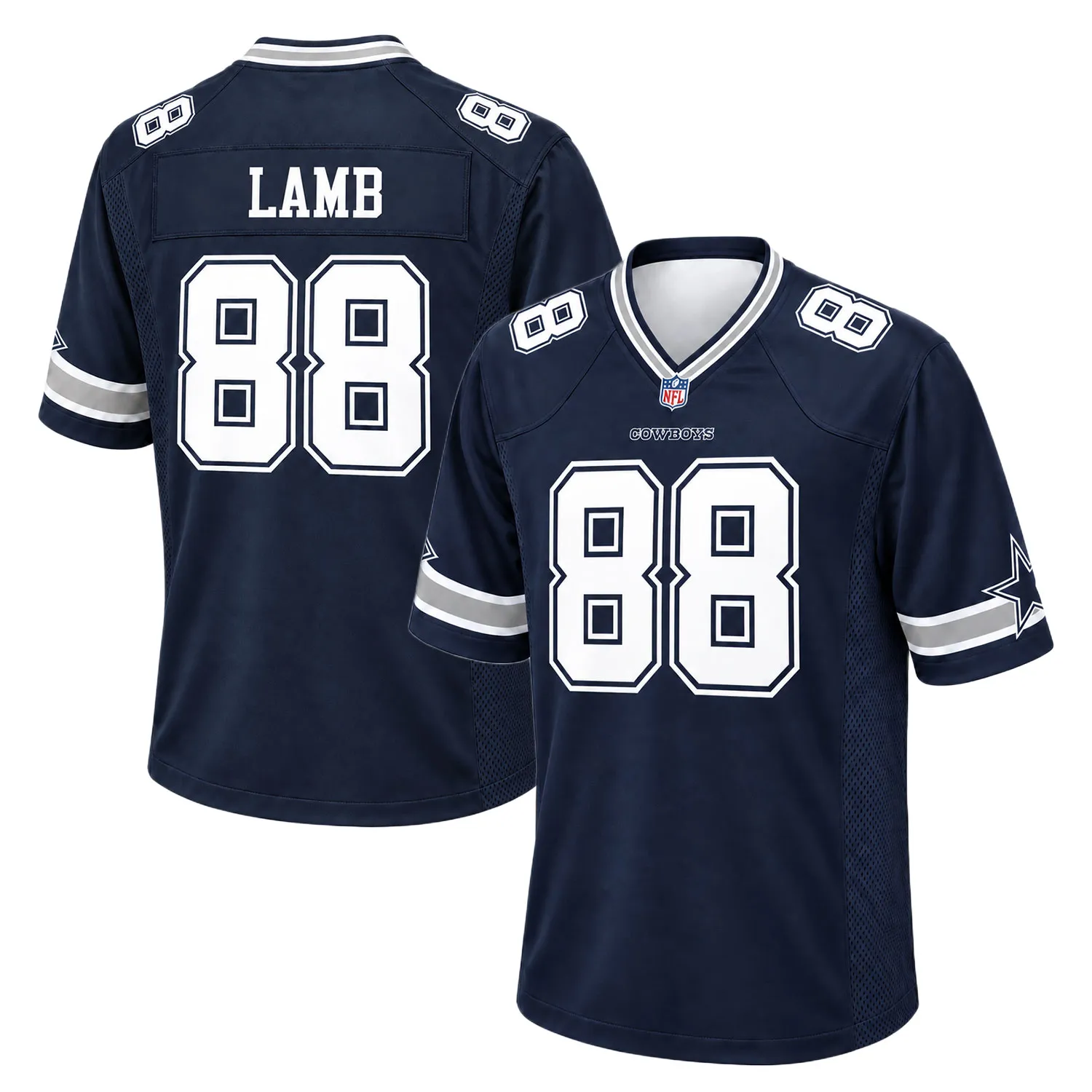 CeeDee Lamb Navy Cowboys Jersey 2026 Powerful NFL Apparel football jersey
