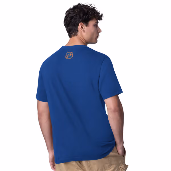 New York Islanders Starter Drop The Puck NHL T-Shirt Blue view 2