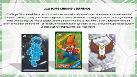 2026 Topps VeeFriends Chrome Mega Box view 2