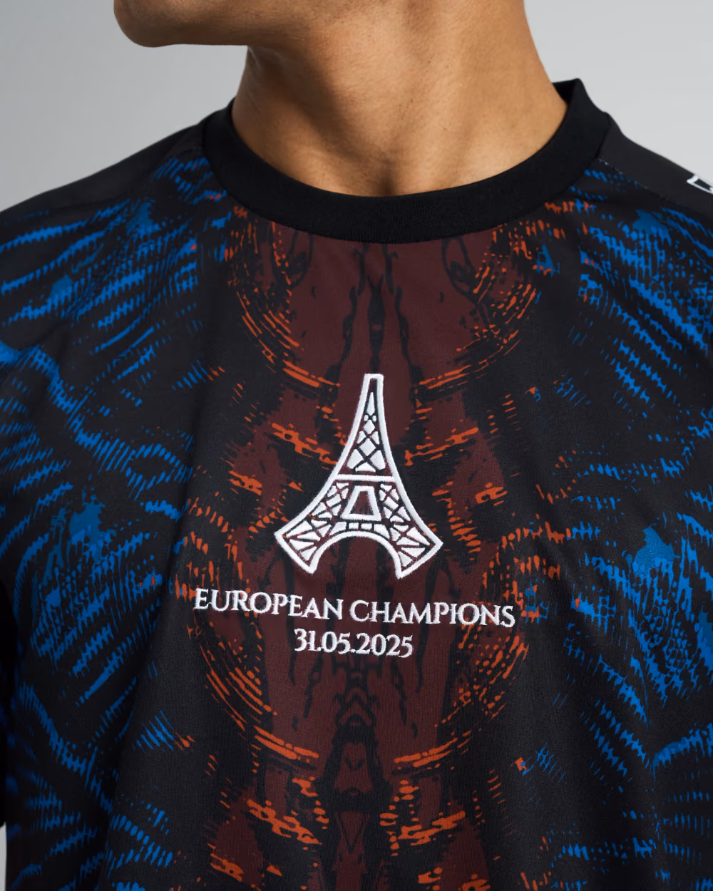 Jersevo Custom Personalized The Gifted One (2025 European Champions) Jersey detail view 3
