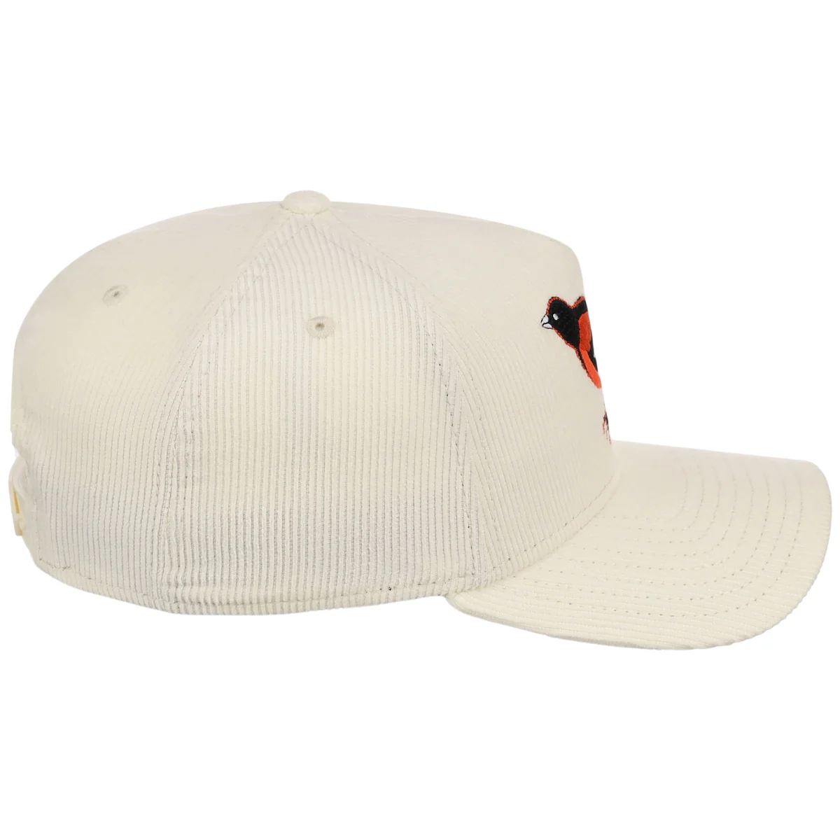 Baltimore Orioles MLB Chrome Cord FASHION CORE New Era 9FORTY A-Frame detail view