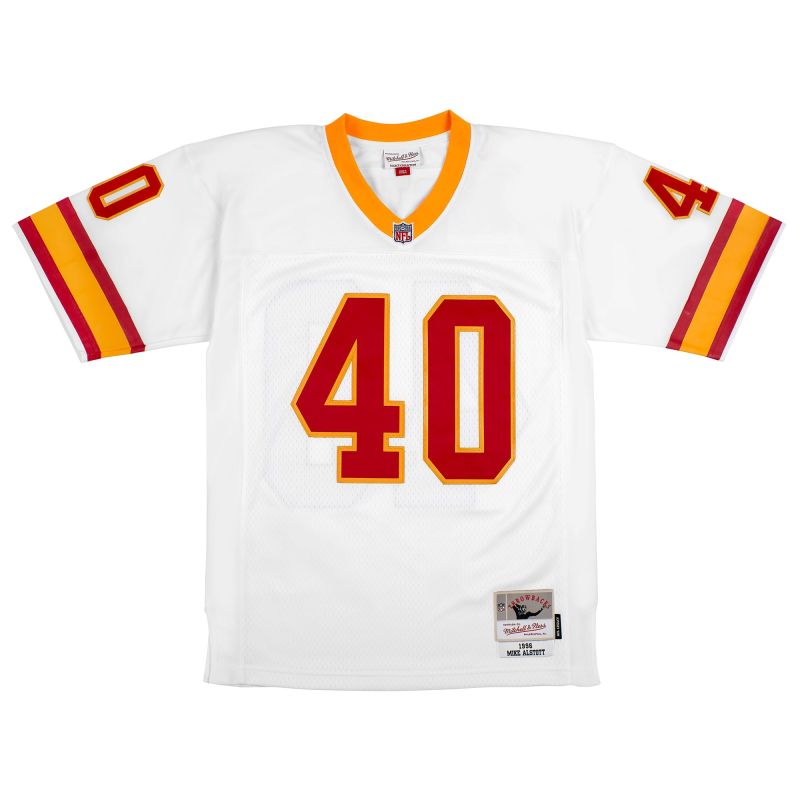 Mike Alstott #40 Tampa Bay Buccaneers Mitchell & Ness Throwback NFL Jersey White view 1