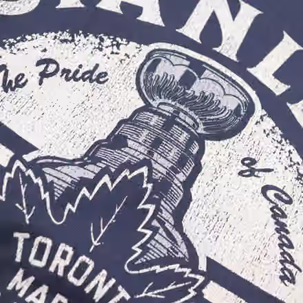 Toronto Maple Leafs Stanley Cup Champs '47 Drop Shoulder NHL T-Shirt Navy view 3
