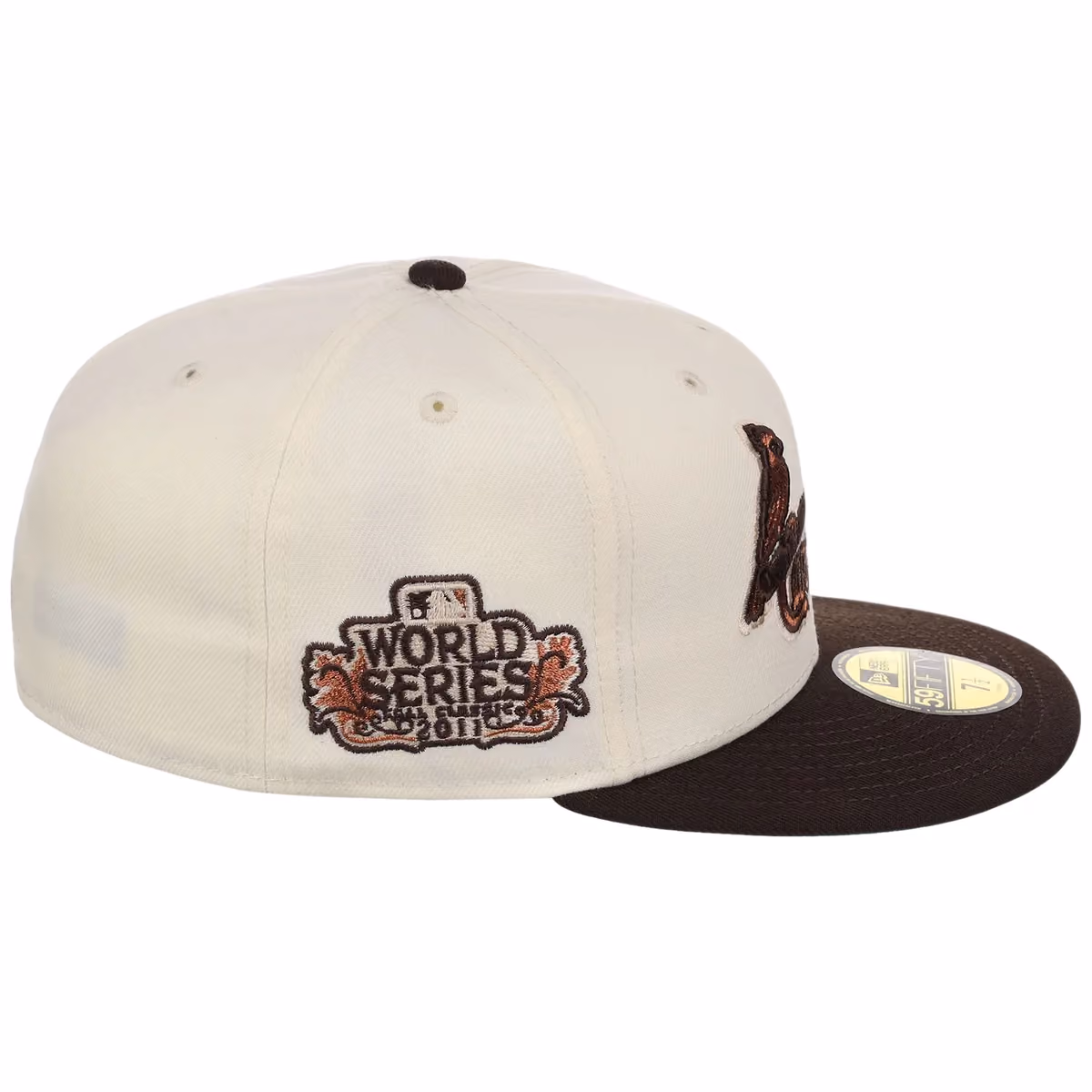 St. Louis Cardinals MLB Walnut Reserve New Era 59FIFTY detail view