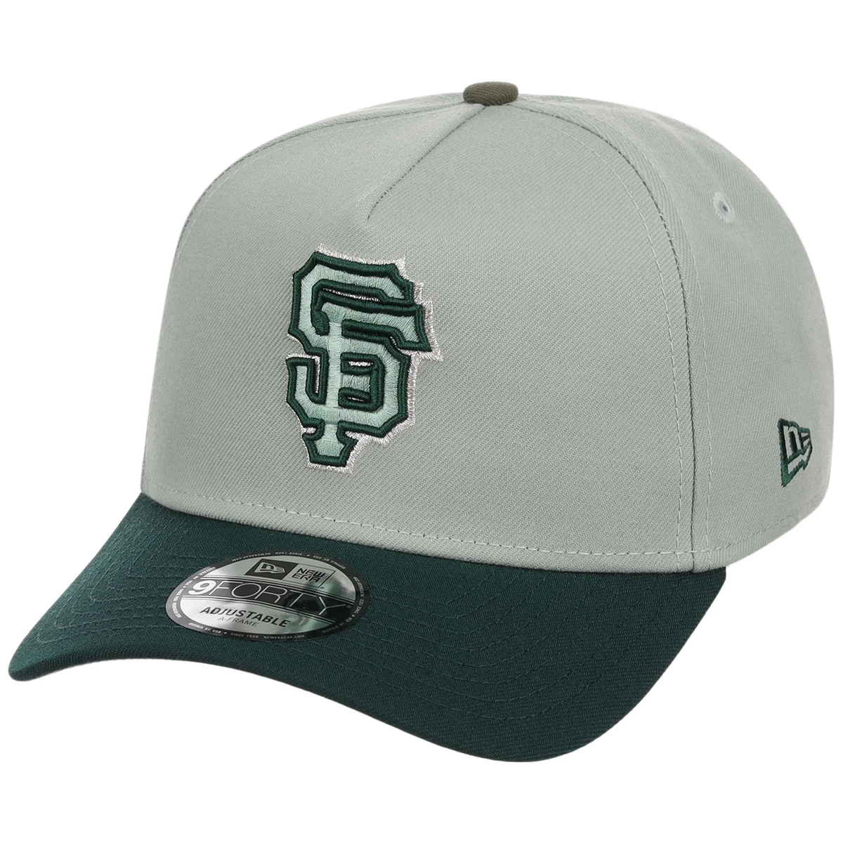 San Francisco Giants MLB Everest x Dark Green FASHION CORE New Era 9FORTY A-Frame detail view