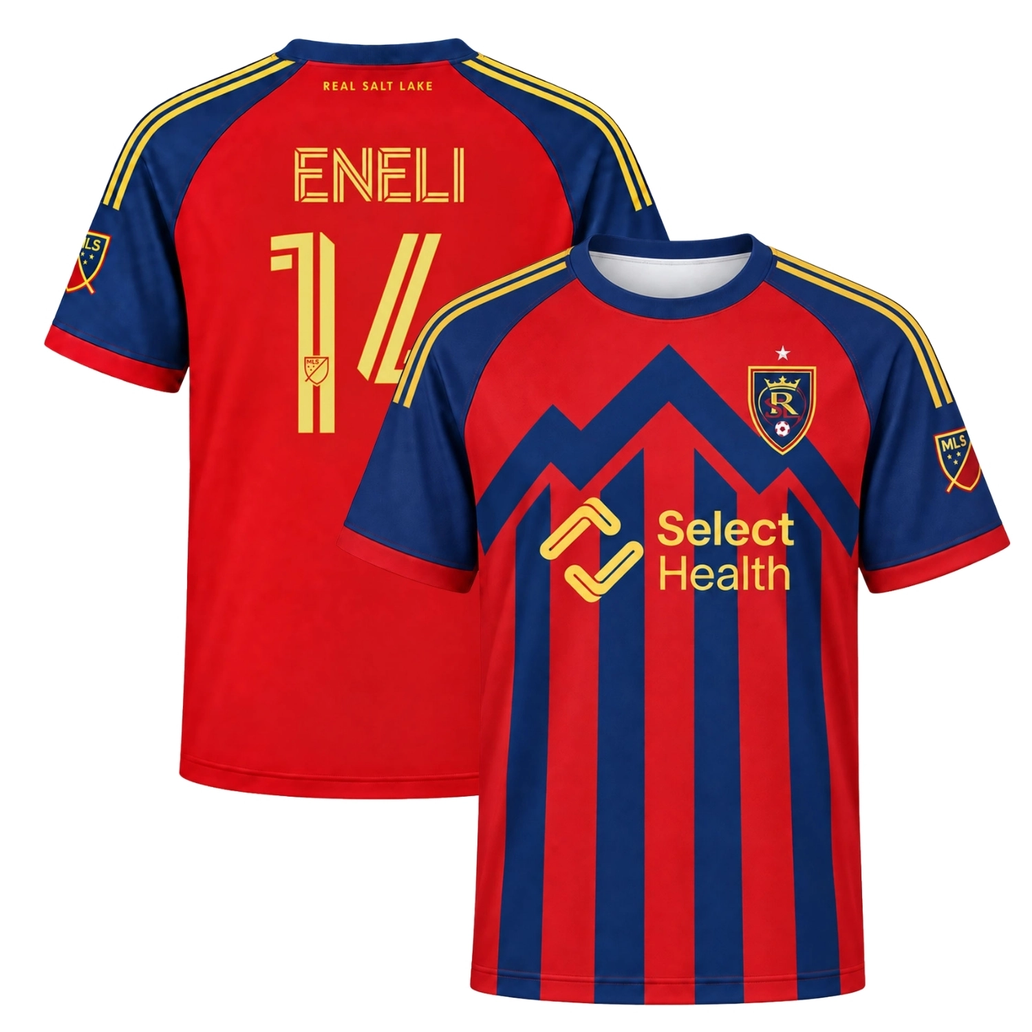Emeka Eneli Real Salt Lake Jersey Spirited Red Design