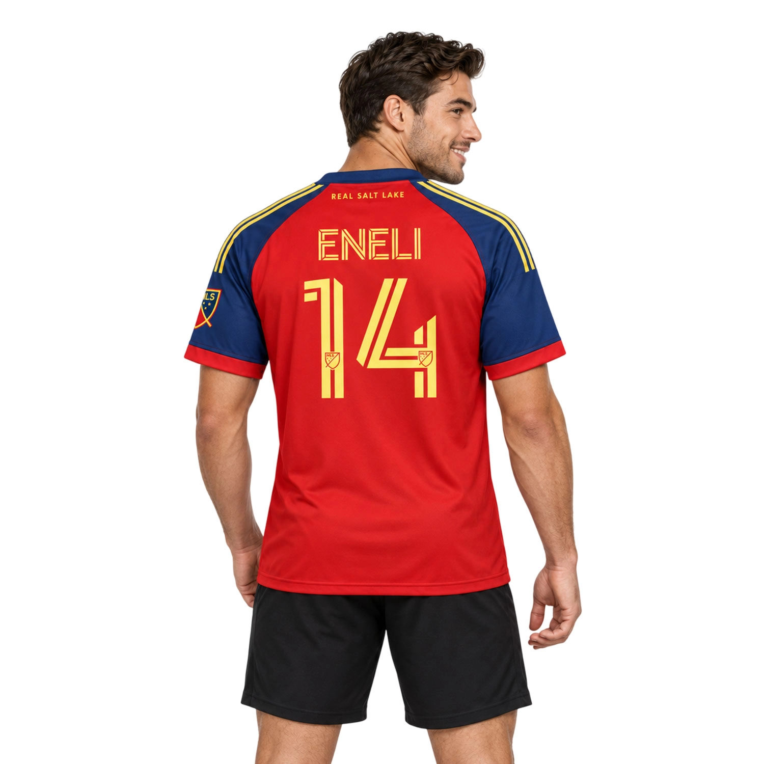 Emeka Eneli Real Salt Lake Jersey Spirited Red Design