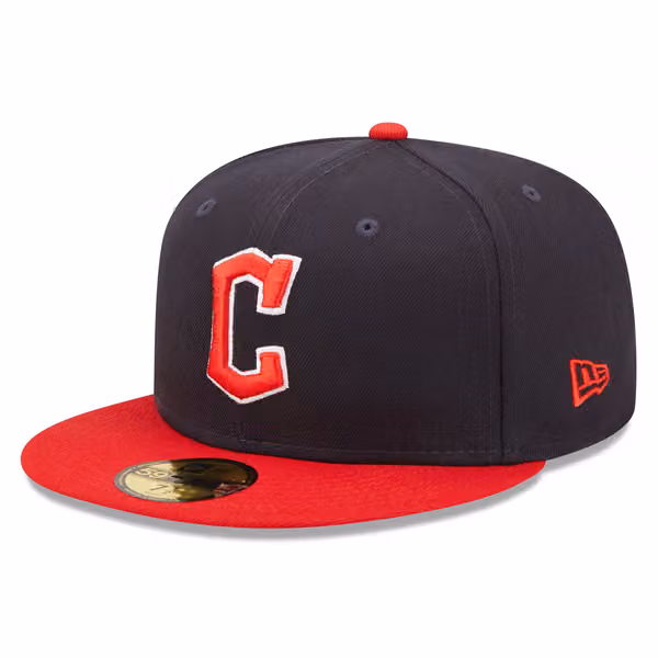 Cleveland Guradians Authentic 59FIFTY Fitted MLB Cap Road Navy/Red product photo